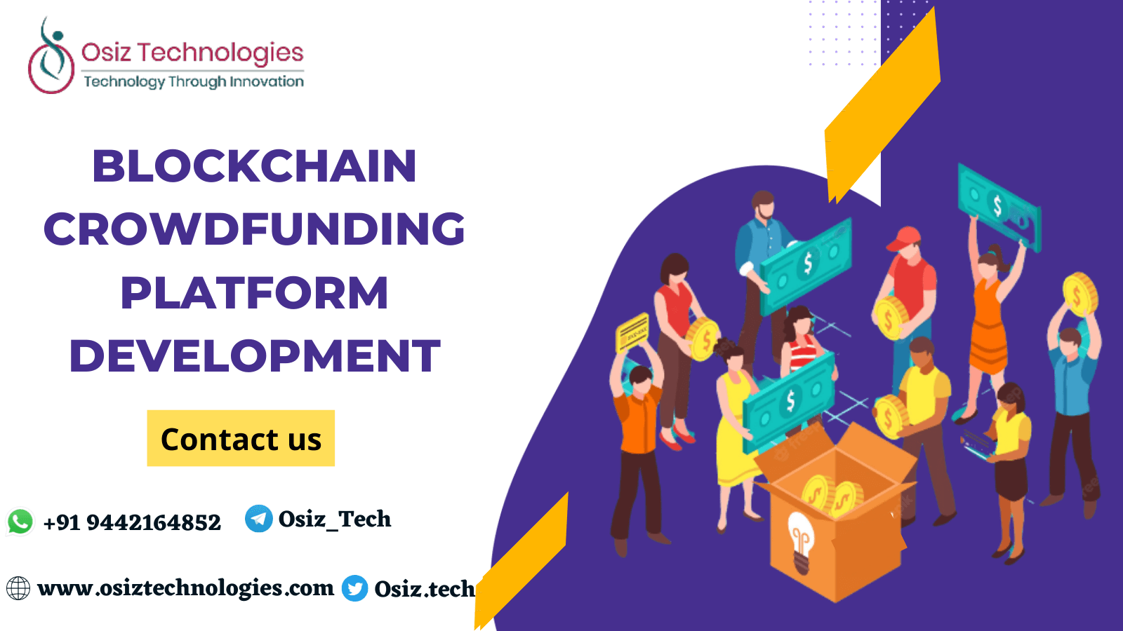 Blockchain Crowdfunding Development Company - Osiz Technologies
